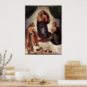 Sistine Madonna Canvas Poster (Küche)