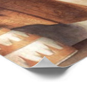 Sistine Madonna Canvas Poster (Ecke)