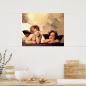 Sistine Madonna Cherubs Raffaelo Sanzio Poster (Küche)