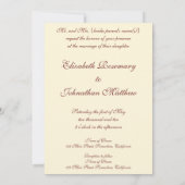 Sistine Madonna del Sasso Einladung (Rückseite)