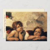 Sistine Madonna del Sasso Einladung (Vorne/Hinten)