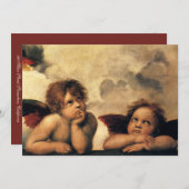 Sistine Madonna del Sasso Einladung (Vorne/Hinten)