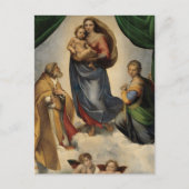 Sistine Madonna del Sasso Postkarte (Vorderseite)