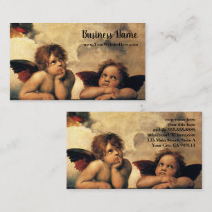 Sistine Madonna del Sasso Raffaello Visitenkarte