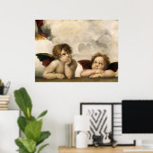 Sistine Madonna Detail, Raphael Poster (Heimbüro)