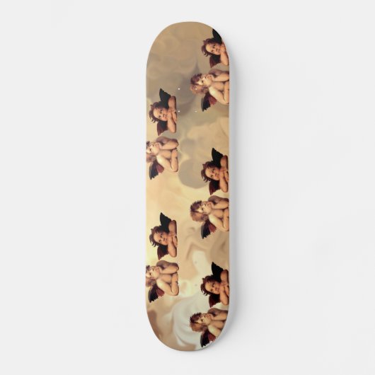 Sistine Madonna Engel-Tapete Raffaelo Sanzio Skateboard (Vorderseite)