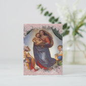 Sistine Madonna Holiday Feiertagspostkarte (Stehend Vorderseite)