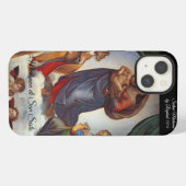Sistine Madonna iPhone Hülle (Rückseite (Horizontal))