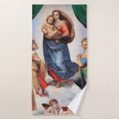 Sistine Madonna, Raphael Badehandtuch (Badehandtuch)