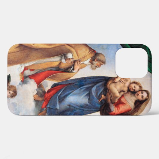 Sistine Madonna, Raphael Case-Mate iPhone Hülle (Rückseite (Horizontal))