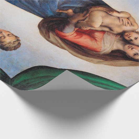 Sistine Madonna, Raphael Geschenkpapier (Ecke)