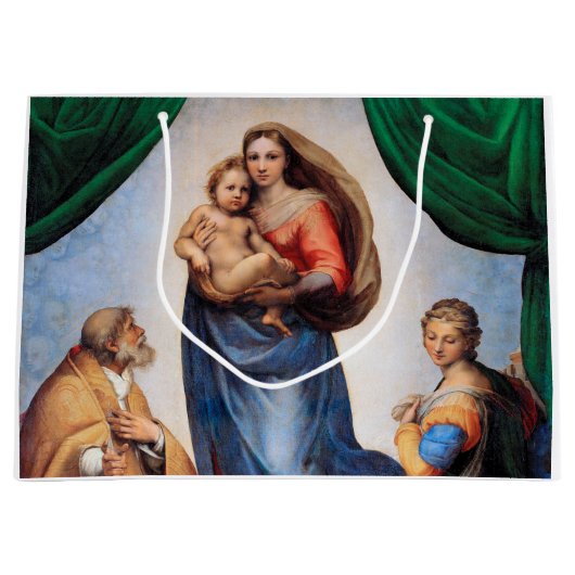 Sistine Madonna, Raphael Große Geschenktüte (Vorderseite)