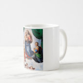 Sistine Madonna, Raphael Kaffeetasse (VorderseiteRechts)