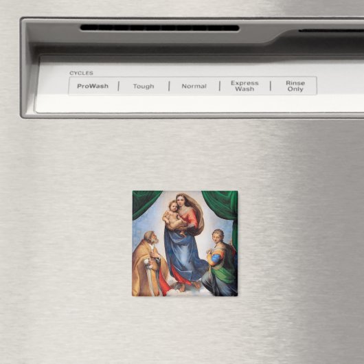 Sistine Madonna, Raphael Magnet (In Situ (Geschirrspüler))