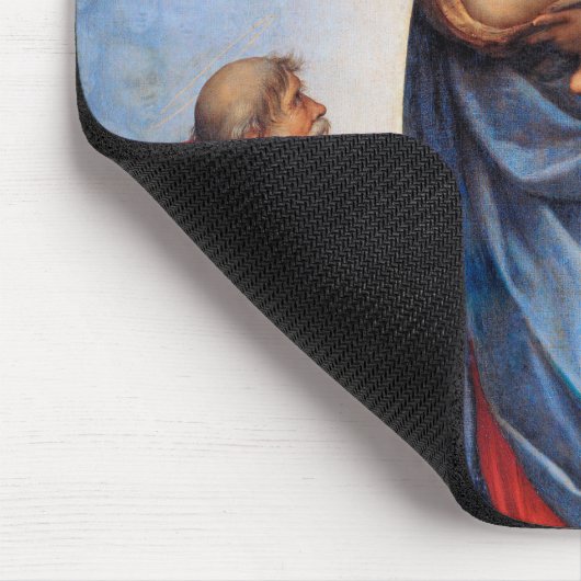 Sistine Madonna, Raphael Mousepad (Ecke)