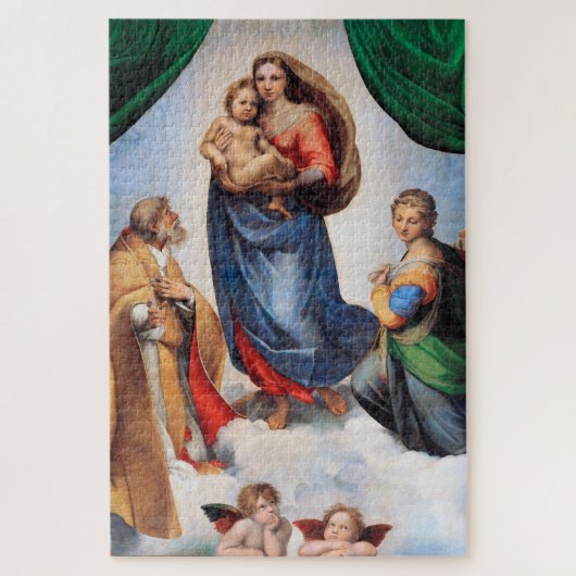 Sistine Madonna, Raphael Puzzle (Vertikal)