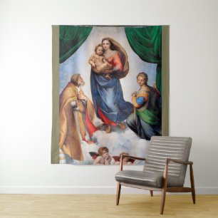 Sistine Madonna, Raphael Wandteppich
