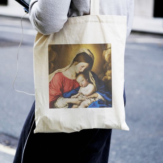 Sistine Madonna und Kind Gran Café Al Porto Tragetasche