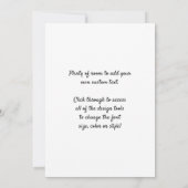 Sistine Madonna von Rapahel Einladung (Rückseite)