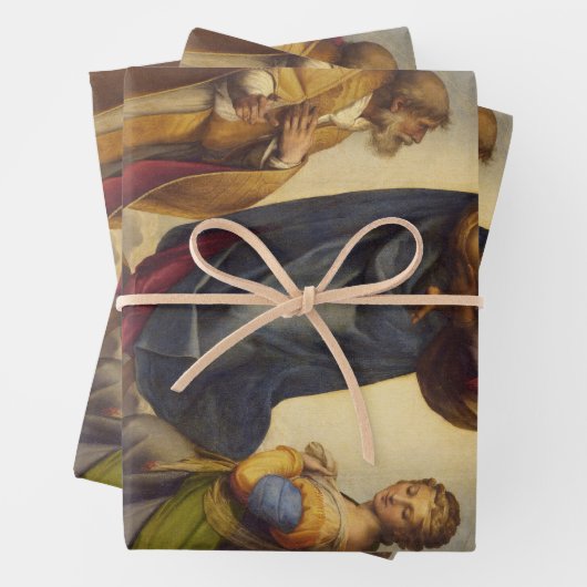 Sistine Madonna von Rapahel Geschenkpapier Set (Beispiel)
