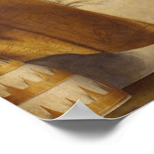 Sistine Madonna von Rapahel Poster (Ecke)