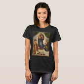 Sistine Madonna von Rapahel T-Shirt (Vorne ganz)