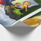 Sistine Madonna Wrapping Paper Geschenkpapier (Ecke)