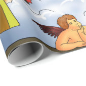 Sistine Madonna Wrapping Paper Geschenkpapier (Rolleneckpunkt)