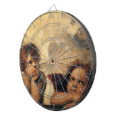 Sistinische Madonna Engel von Raphael Sanzio Dartscheibe (Vorderseite rechts)