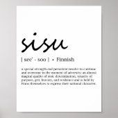 Sisu-Definition Poster (Vorne)