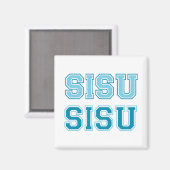 SISU Finland Magnet (Vorderseite/Rückseite)