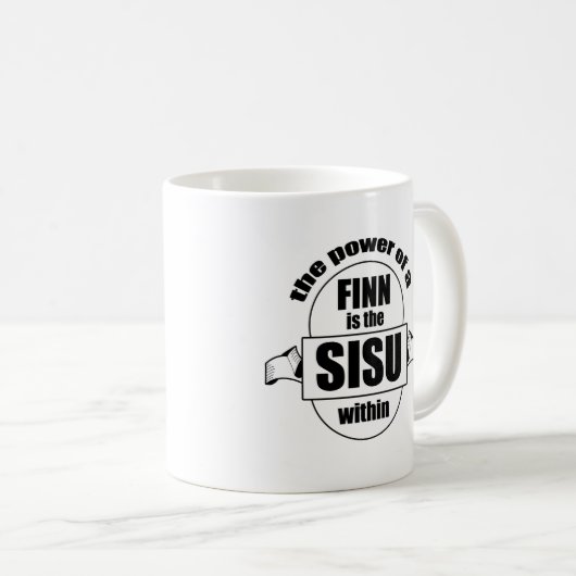 SISU Finn-Power Kaffeetasse (VorderseiteRechts)