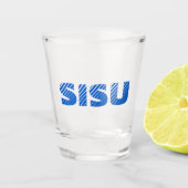 SISU Finnische Brille (Set 2) Schnapsglas (Vorderseite)