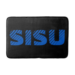 SISU Finnische Sauna Bath Mat (Schwarz) Badematte