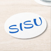 SISU Finnisches Untersetzer Set (6 runde Untersetz (Angewinkelt)