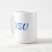 SISU Finnish Coffee Tasse (15 oz) (Vorderseite Links)