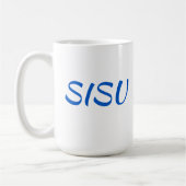 SISU Finnish Coffee Tasse (15 oz) (Links)