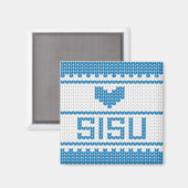 Sisu Heart Strick Magnet 1 (Vorderseite/Rückseite)