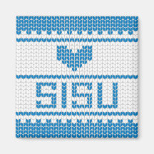 Sisu Heart Strick Magnet 1