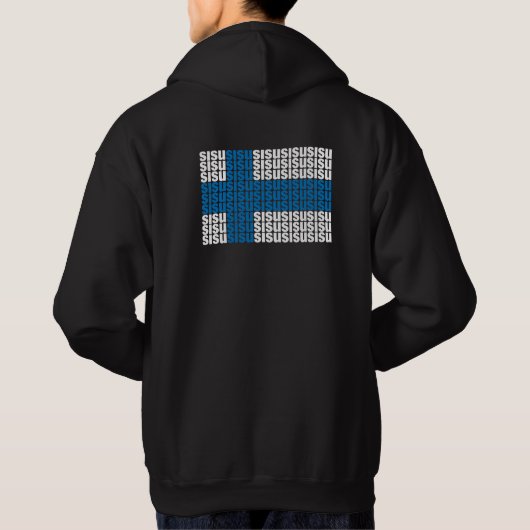 Sisu hinteres mit Kapuze Sweatshirt (Rückseite)