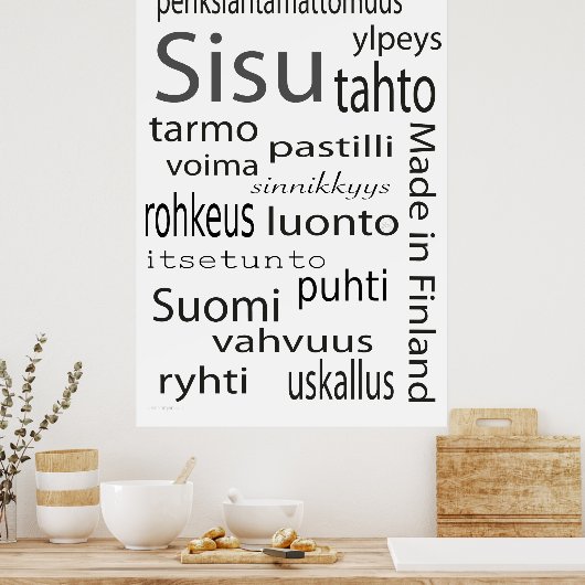 Sisu juliste - poster (Küche)