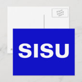 SISU Postkarten Naturgeist des finnischen Volkes (Vorne/Hinten)