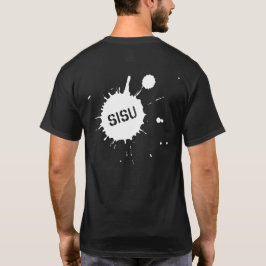 Sisu Spritzer-Rückseiten-Dunkelheits-T - Shirt