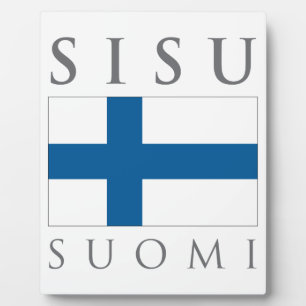 Sisu Suomi Fotoplatte