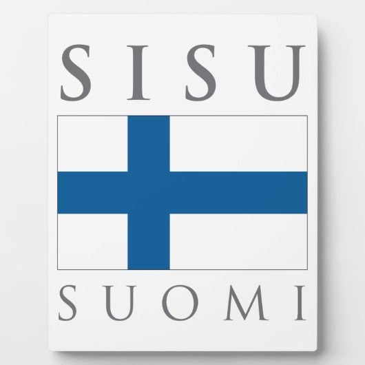Sisu Suomi Fotoplatte (Vorderseite)