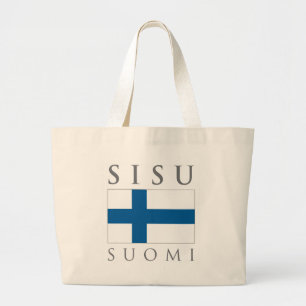 Sisu Suomi Jumbo Stoffbeutel