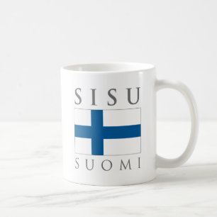 Sisu Suomi Kaffeetasse