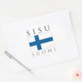 Sisu Suomi Ovaler Aufkleber (Umschlag)