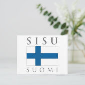 Sisu Suomi Postkarte (Stehend Vorderseite)