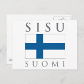 Sisu Suomi Postkarte (Vorne/Hinten)